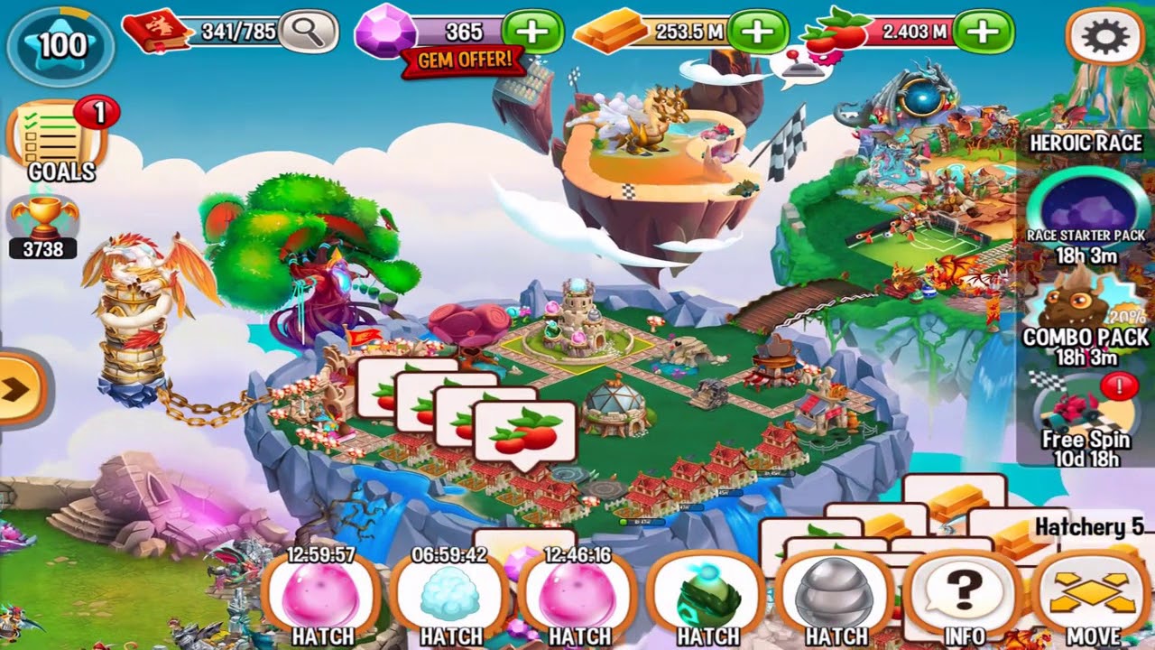 Dragon City Heroic Race High Celestial Dragon It's Time To Racing Episode 1