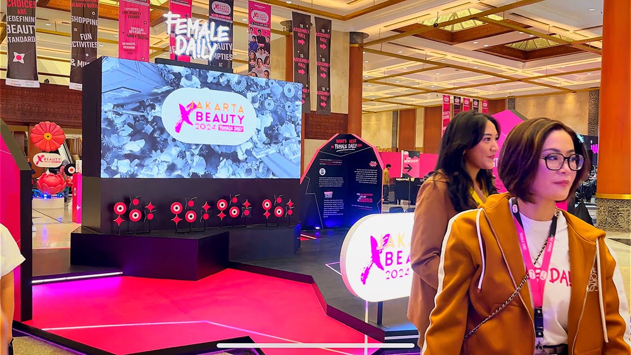 Celebgram at Beauty Exhibition in Jakarta - shoot on DJI Pocket 3