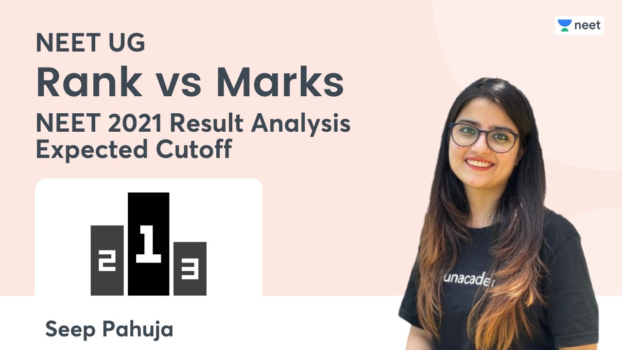 Rank vs Marks | NEET 2021 Result Analysis | Expected Cutoff | Seep Pahuja
