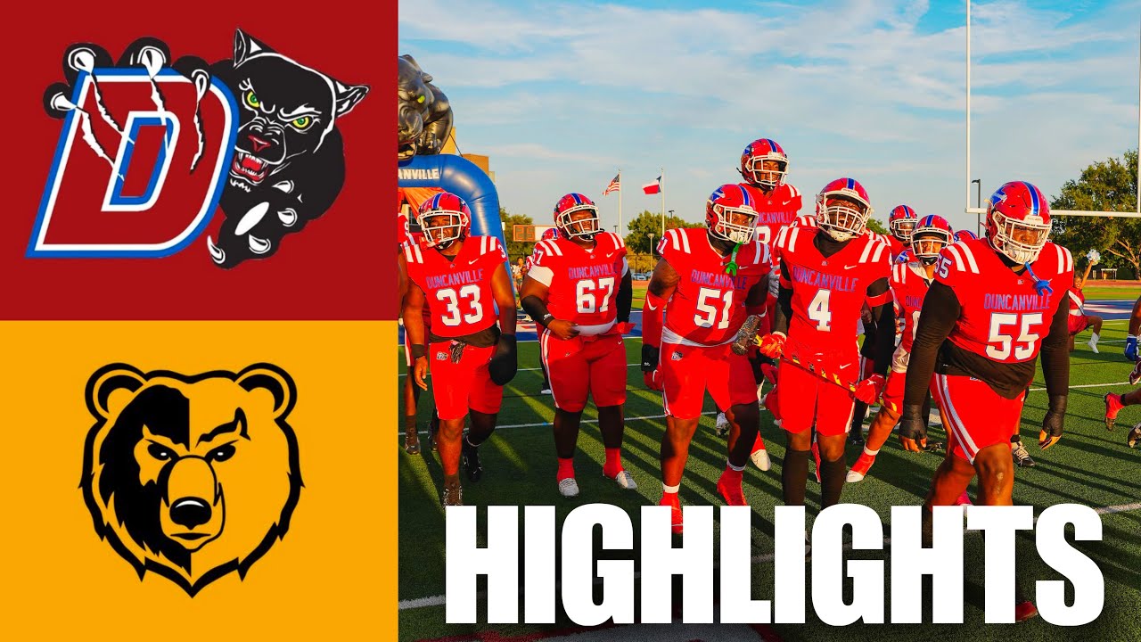 #TXHSFB : DUNCANVILLE VS SOUTH OAK CLIFF  | WEEK 2 | MUST WATCH 😳! 
