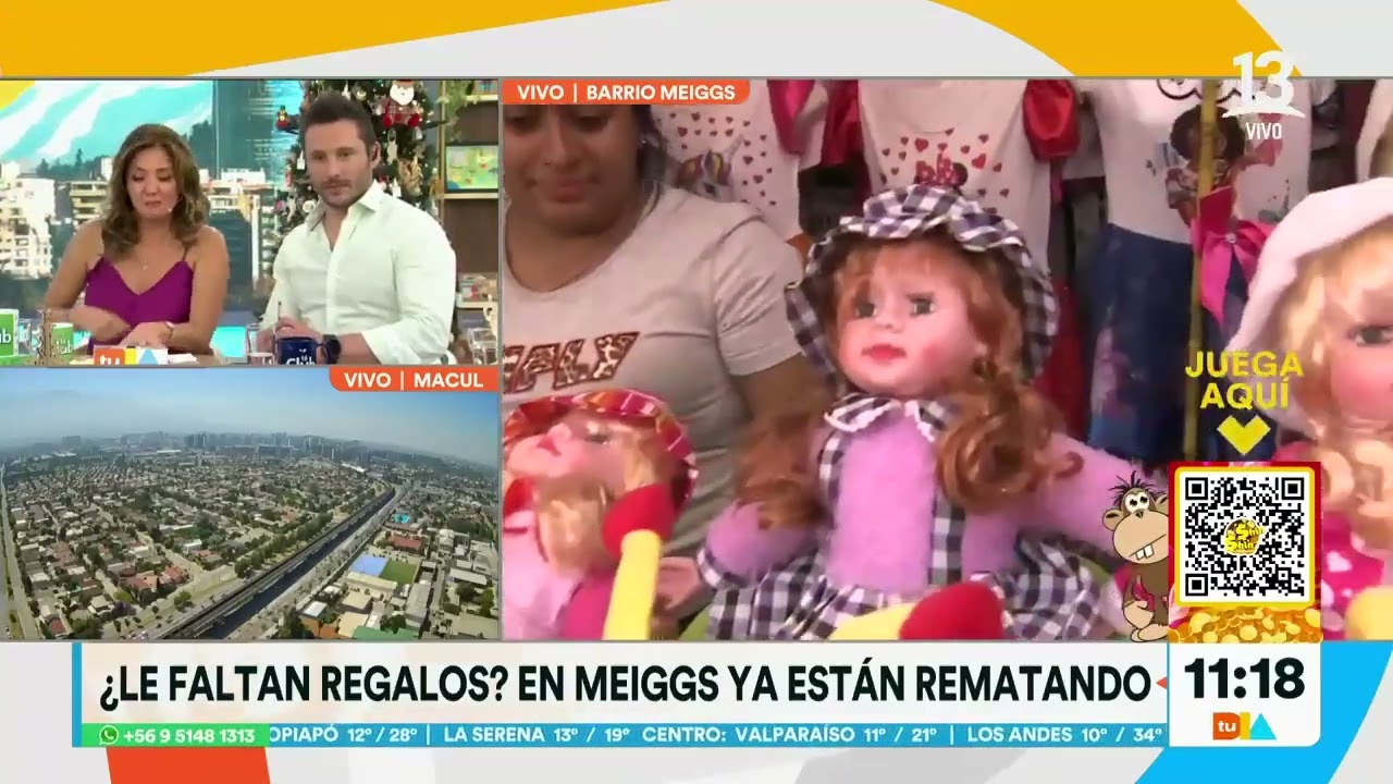 A Días para la Navidad ¿Cómo está el Barrio Meiggs? | Tu Día | Canal 13