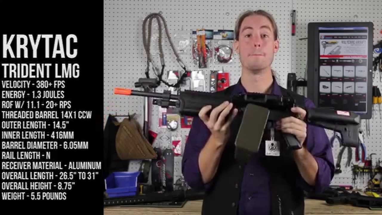 Krytac Trident CRB SPR LMG Airsoft Gun Review - Xtreme Airsoft