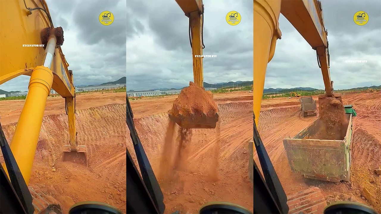 How To Excavators Load Soil Onto Trucks Professionally P1645