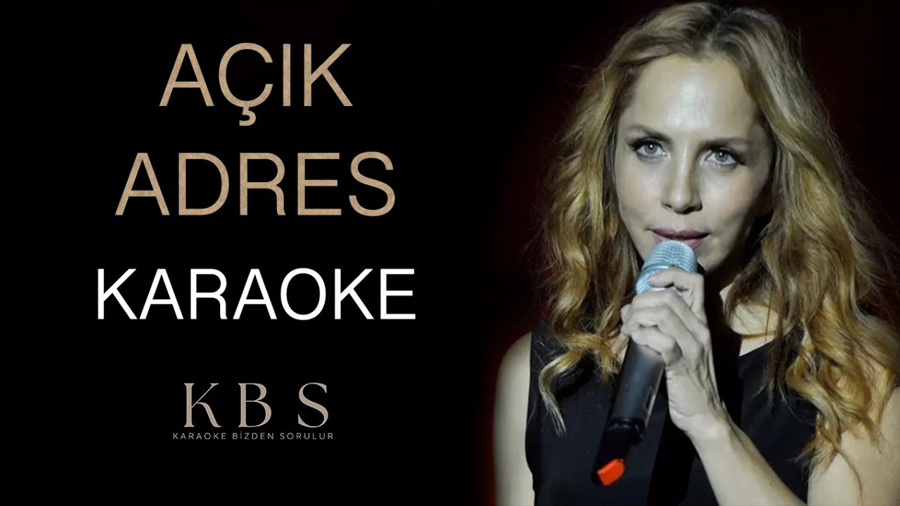 Sertab Erener - Açık Adres | (Kaliteli Akustik Karaoke)