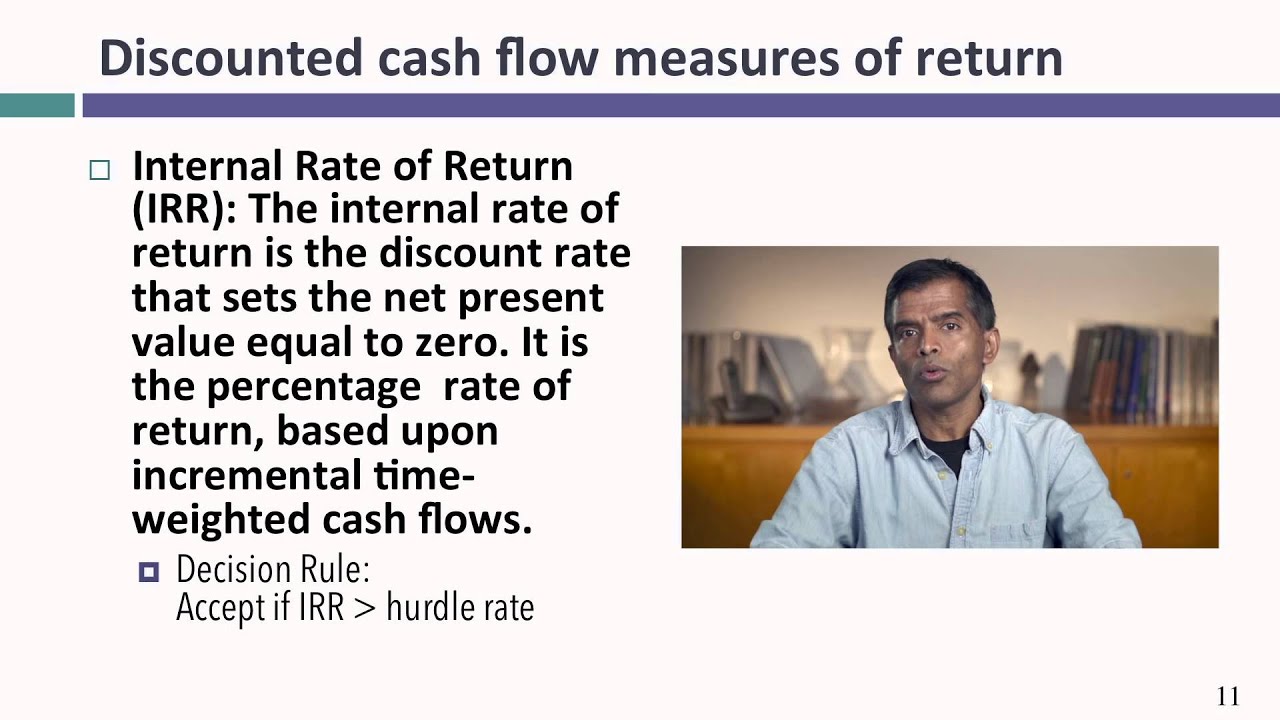 Session 15: Investment Returns II - Getting to Time Weighted Cash Flows