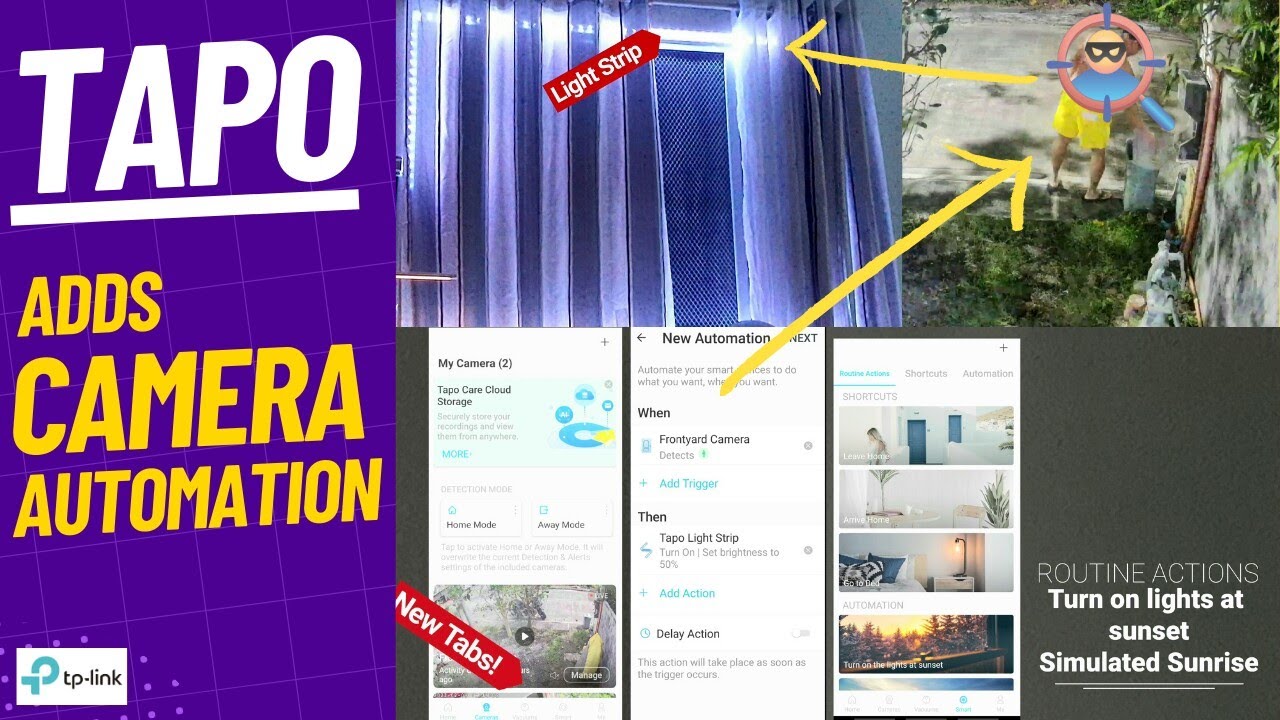TP-Link Adds Automation to TAPO Cameras | TUTORIAL