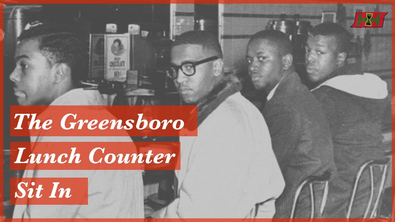 The Unique Protest Of The Greensboro Four Lunch Counter Sit-In Organized By College Students