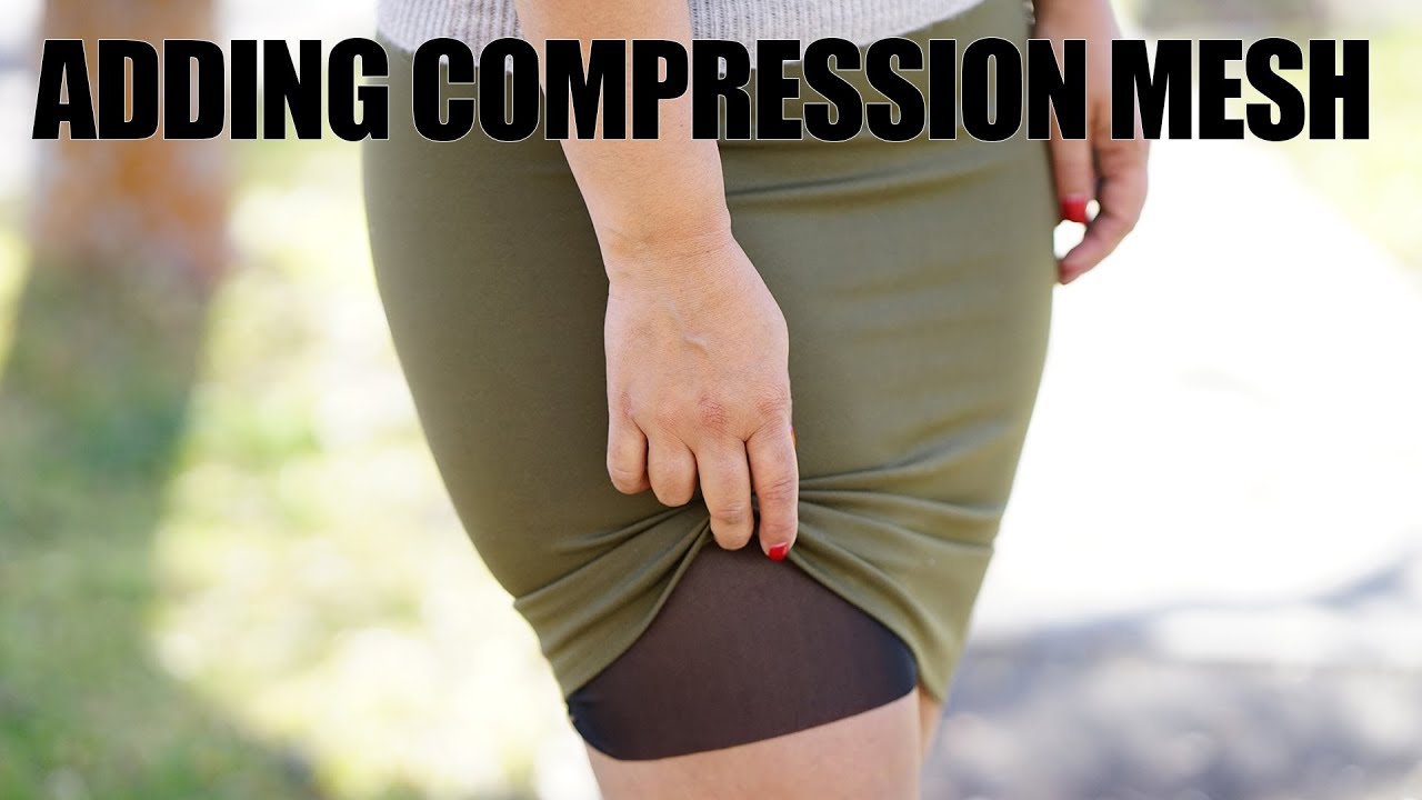 HOW TO ADD COMPRESSION MESH TO YOUR GARMENTS: NO PANTY LINES!
