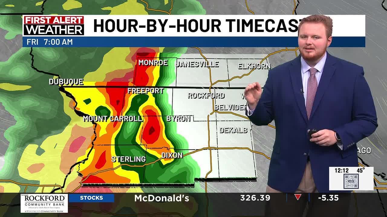 Cloudy and calm Thursday with strong storms possible Friday