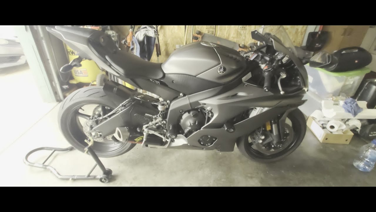 2018 Yamaha R6 Graves Full Exhaust System Before & After!