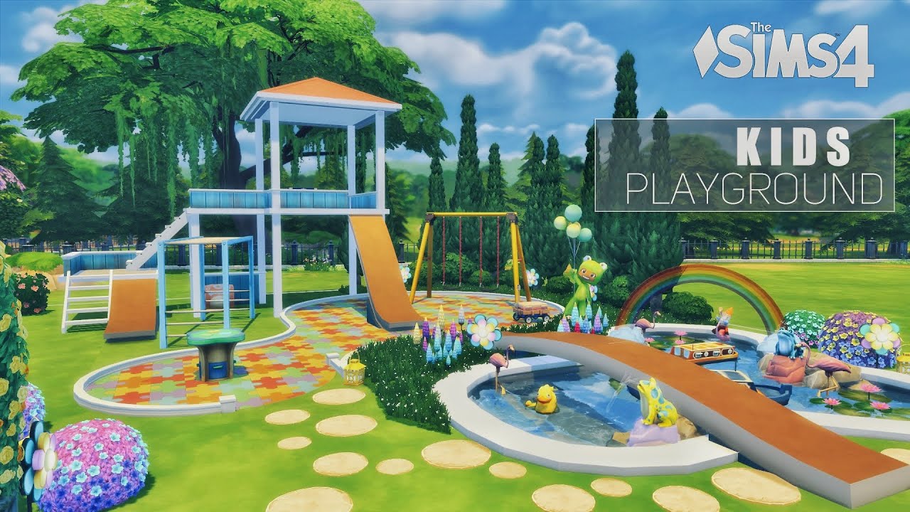 Красочная Детская Площадка • БезСС | THE SIMS 4