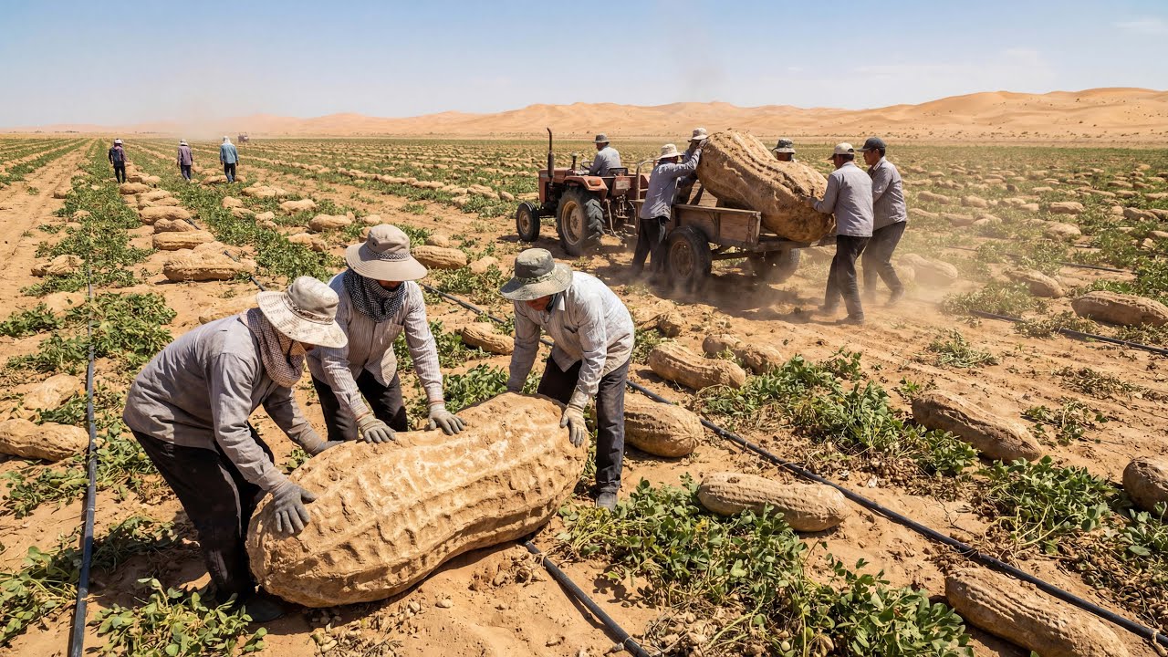 Unbelievable! They Tried Growing Peanuts In The Desert - The Results Shocked Millions Of People