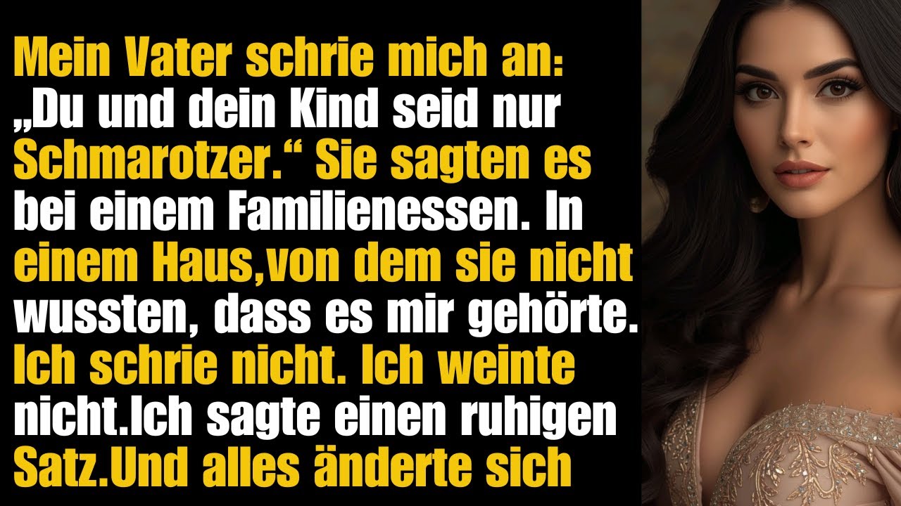 Meine Eltern nannten mich Parasiten – beim Dinner in meinem geheimen Haus!