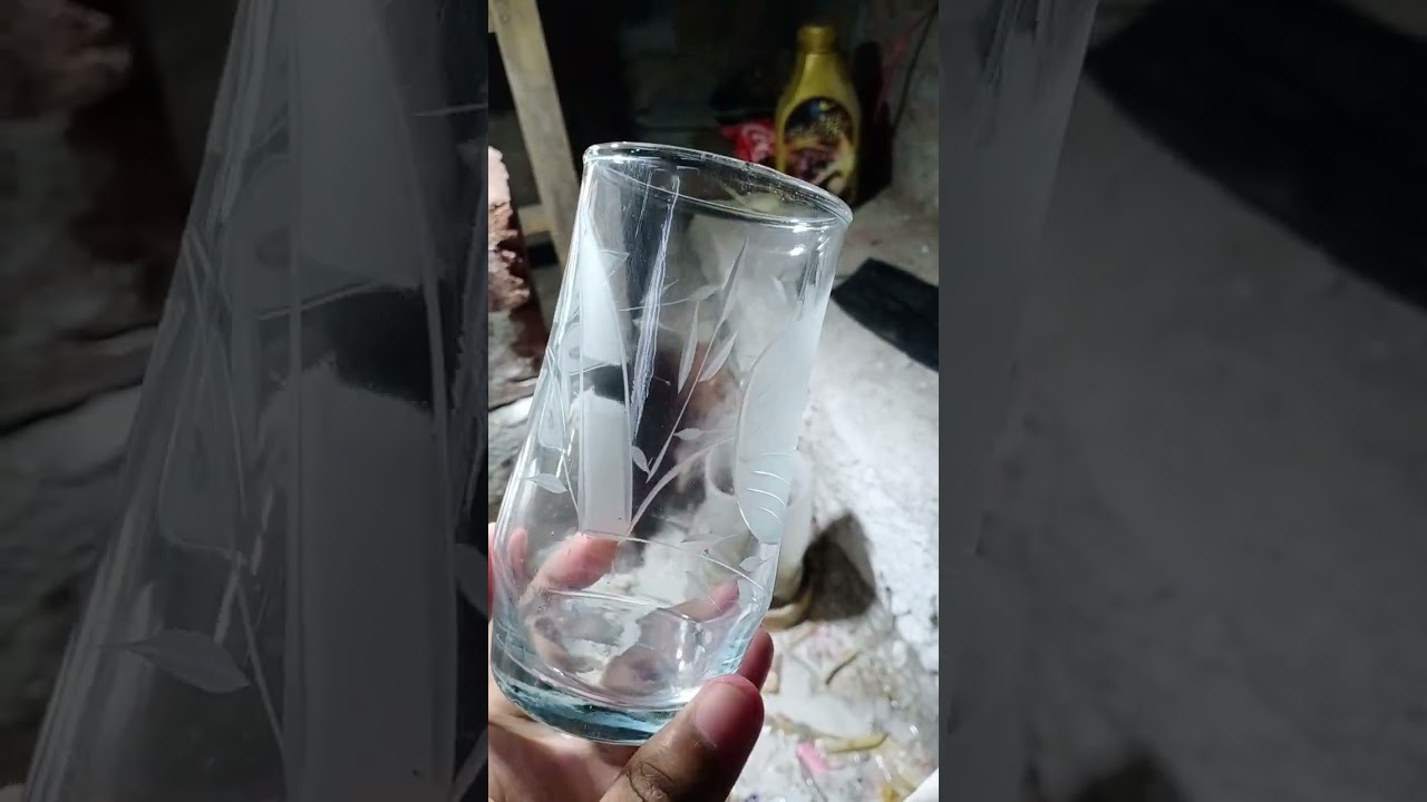 water glass cutting #waterglass #cuttingskills