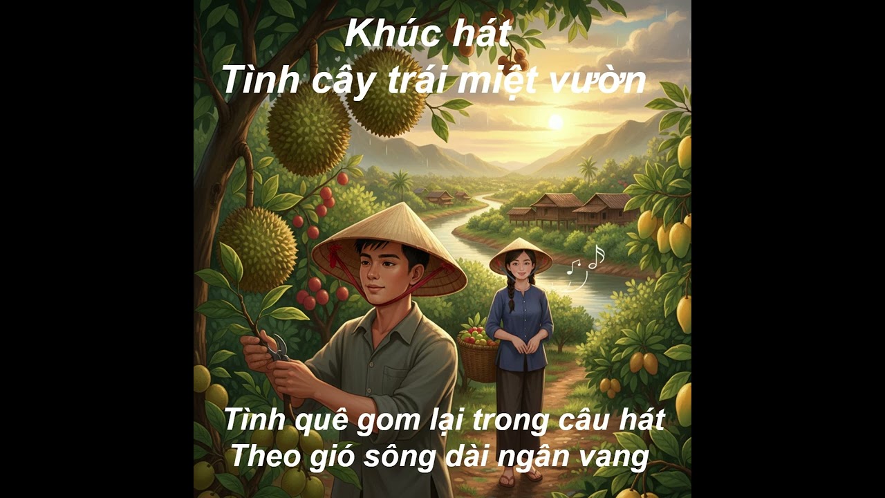 Khúc hát tình cây trái miệt vườn | Nhạc hay giúp thư giãn | Giọng nam | vntruongson