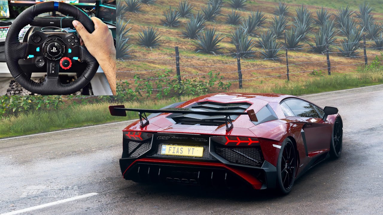 Lamborghini Aventador SVJ 1670HP Forza Horizon 5 Logitech G29 Gameplay