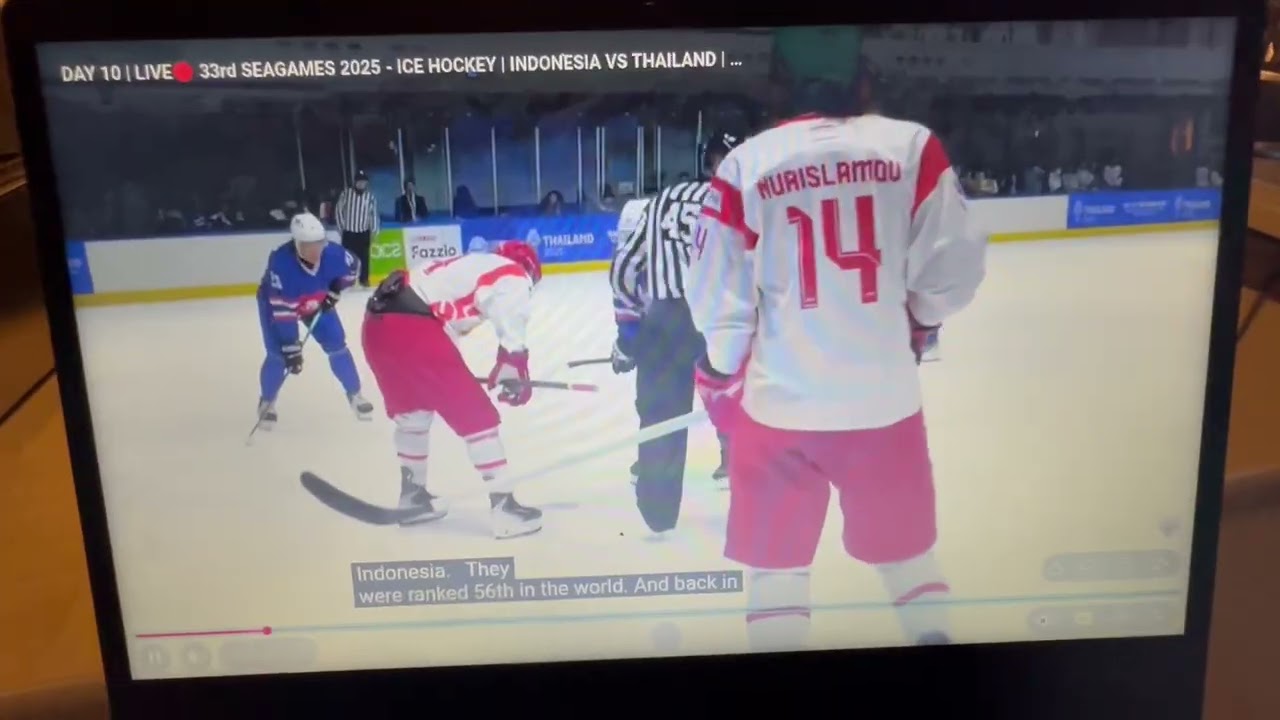 IIHF Men’s: Indonesia 🇮🇩 VS Thailand 🇹🇭 (1st Period Highlights)