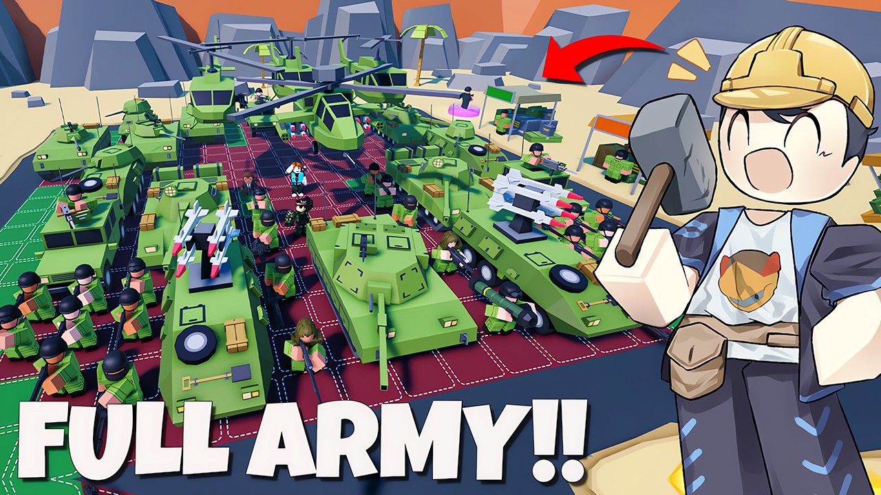 DUAR!! Buat Pasukan TENTARA INDONESIA Terkuat & Hancurkan Musuh 🗿🔥🗿 | Invade the World Indonesia