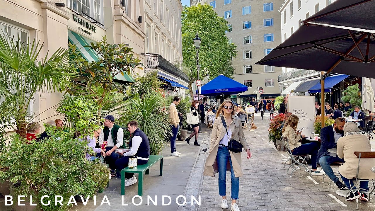 London Walk | Most Expensive Neighborhood in London Belgravia Posh area in Central London [4K HDR]