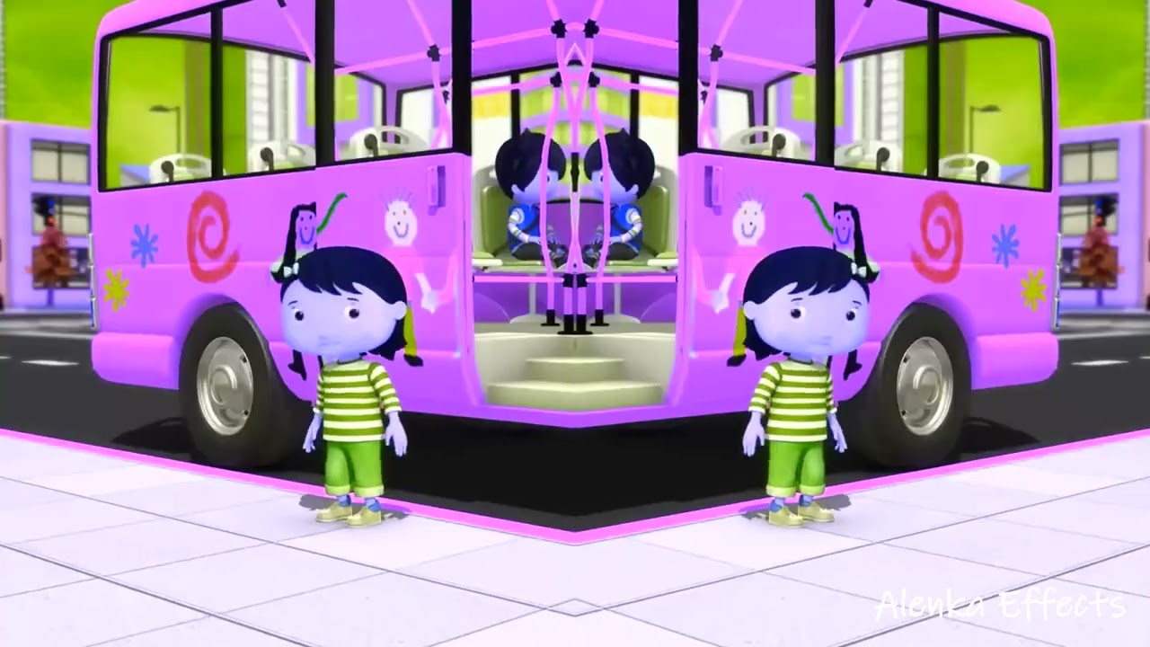 Little Baby Bum Girl Yellow Bus Sparta Pitch Effects (Sponsored By NEIN CSUPO)