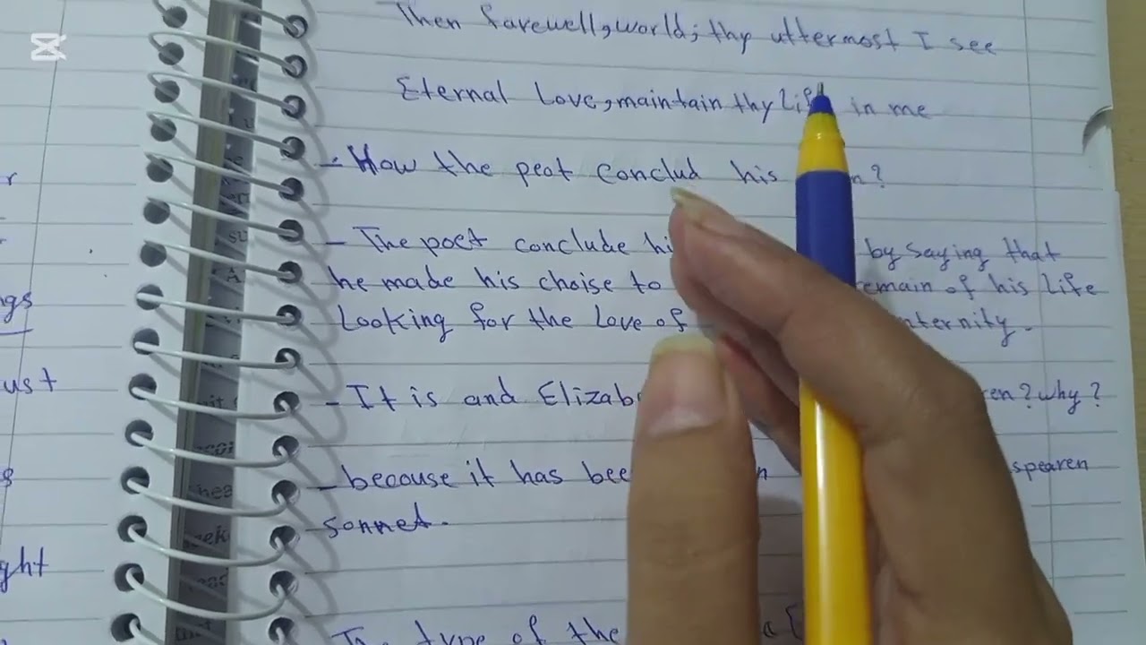 قصيدة (Leave  me O love)
