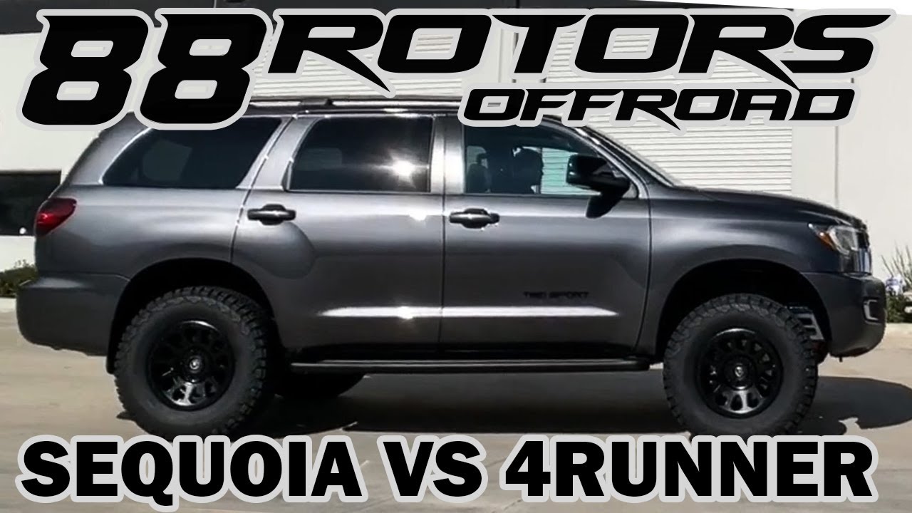 Toyota 4Runner VS Sequoia TRD Sport - KINGS LIFT, FOX, BILSTEIN, & MORE!