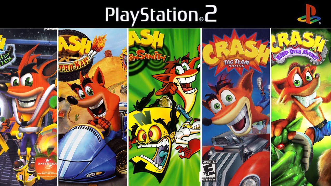 Crash Bandicoot Games for PS2