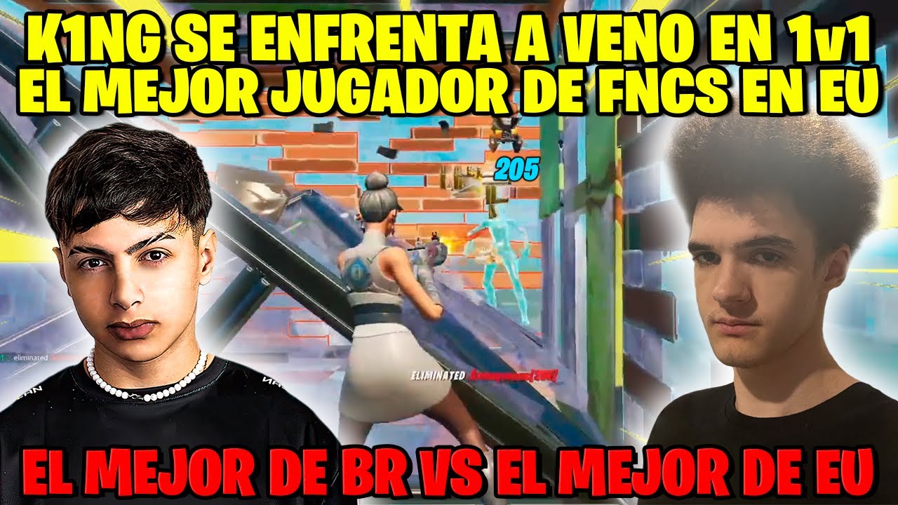 K1NG VS VENO | SE ENFRENTA AL MEJOR JUGADOR DE LA FNCS EN EUROPA