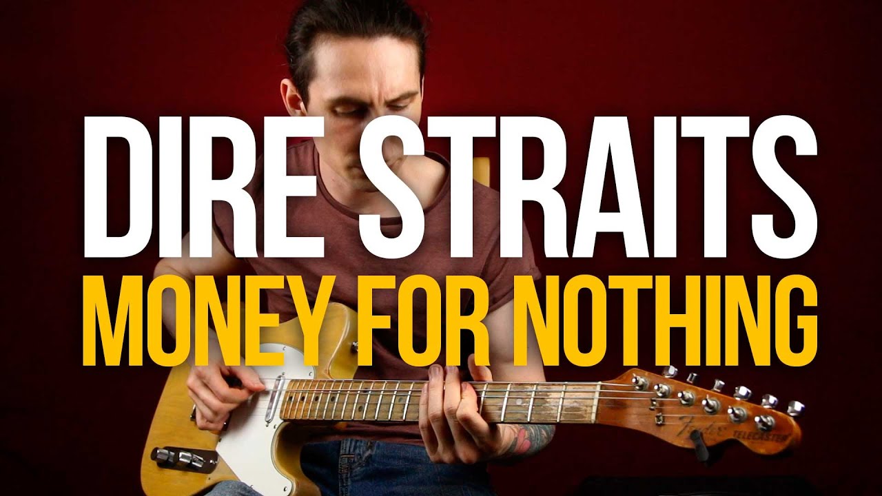Как играть на гитаре Dire Straits Money For Nothing разбор с табами - Первый Лад