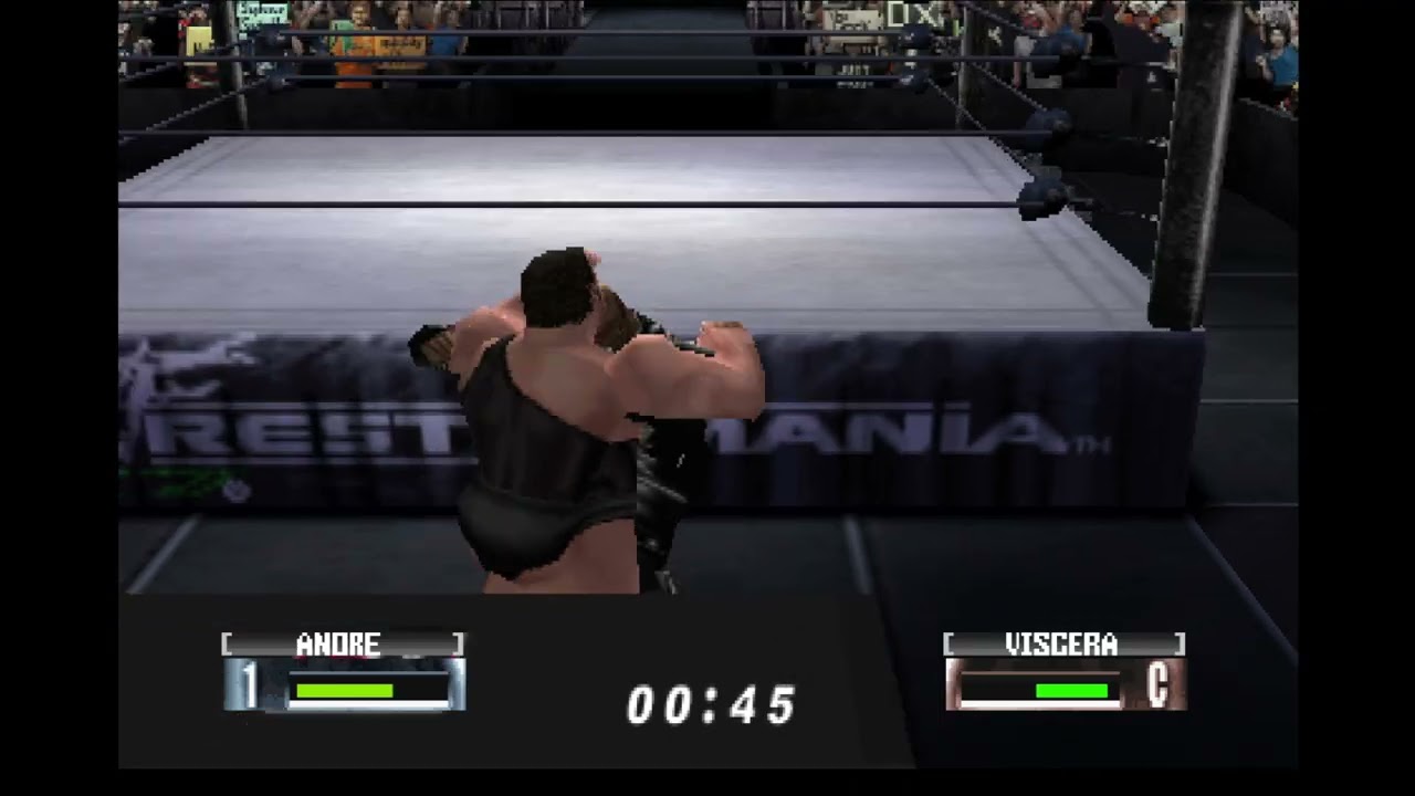 WWF No Mercy - N64 Gameplay - Andre the Giant vs Viscera
