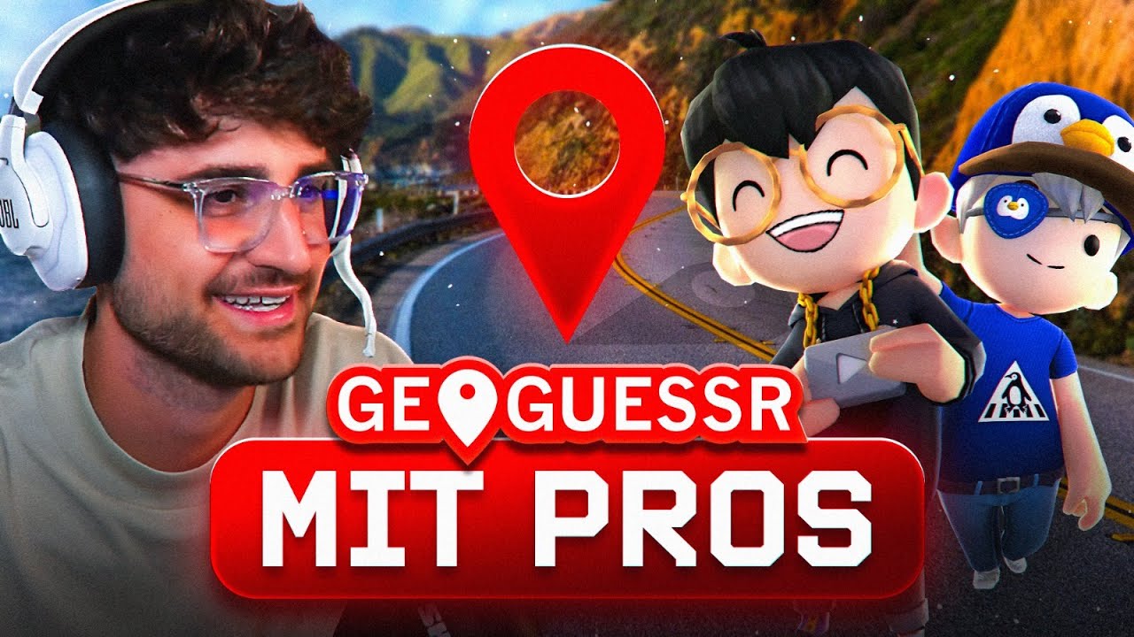 ICH SPIELE GEOGUSSR MIT PROS!🔥 mit Lennli, BastiGHG, Willy & Co. 😂