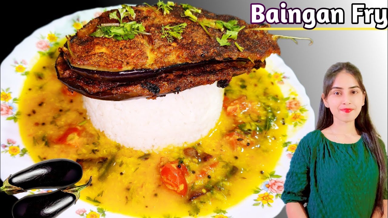 आज मम्मी ने बनाया मेरा फेवरेट बैंगन फ्राई जो बहुत ही टेस्टी बना था | Crispy Lehsuni Baingan Fry 