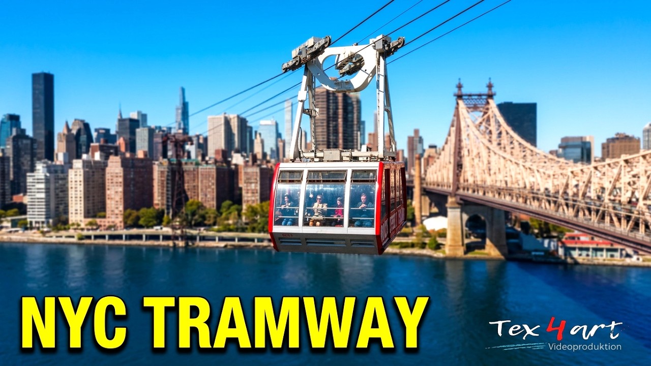 The Roosevelt Island Tramway - NYC - 4K UHD
