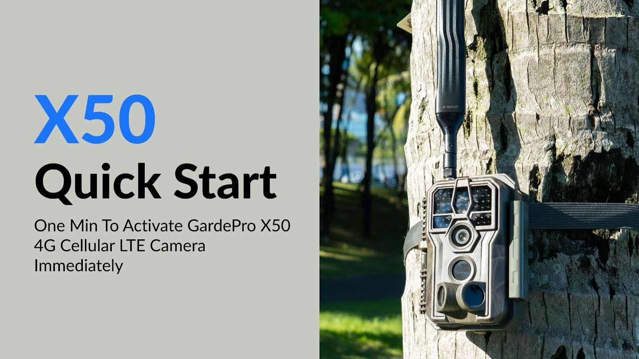One min to activate GardePro X50 4G cellular LTE camera immediately | GardePro | how to| FAQ