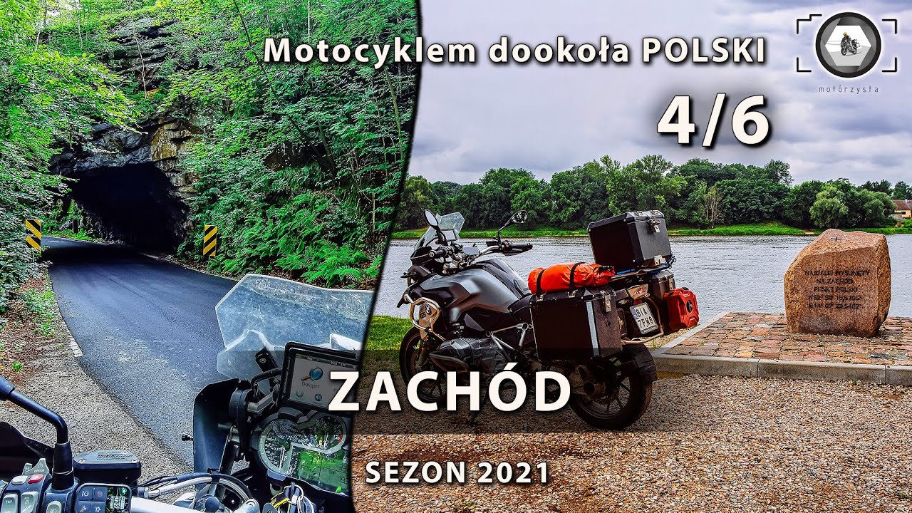 Zamek Czocha, Karpacz, Krzywy Las, Trójstyk, Szczecin - Motocyklem dookoła POLSKI cz. 4/6  [4K]