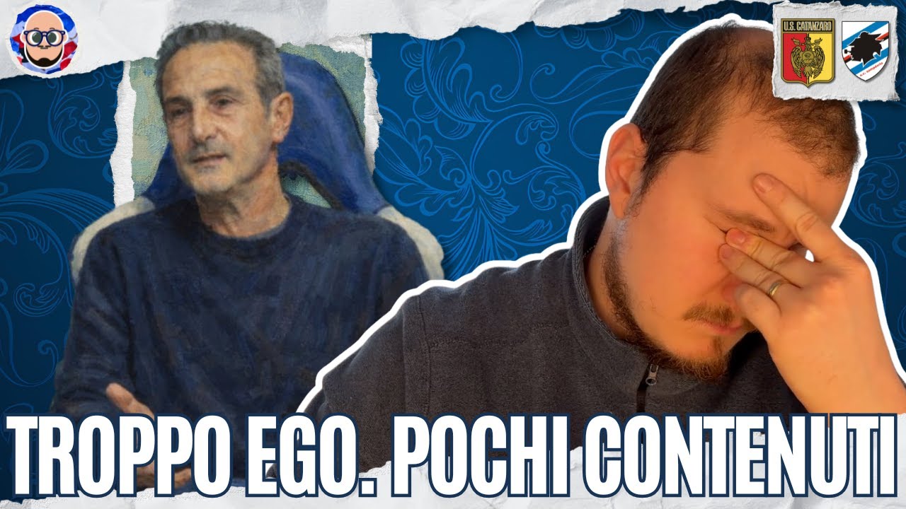 GREGUCCI EGO immenso e nessun CONTENUTO | Conferenza stampa Gregucci PRE Catanzaro - SAMPDORIA