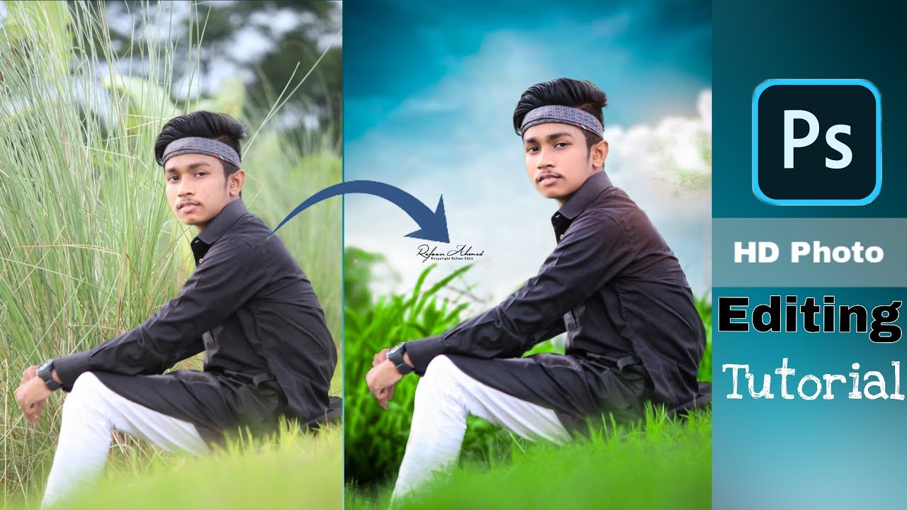 Professional Photo Editing Tutorial In Photoshop Mobile || PS Touch Photo Editing || Rafsan Editz