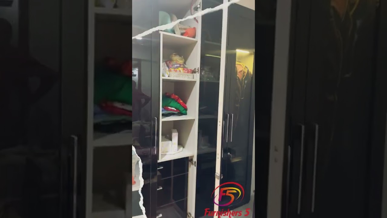 Luxury and Stylish Glass Mirror Wardrobe design Dwarka Dwarka expressway gurgoan #wardrobedesign