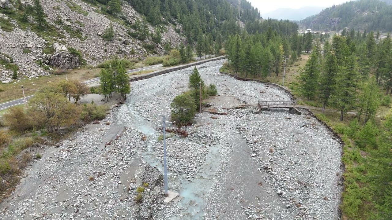 Pian della Mussa, 20.09.2024, piena torrentizia, video2
