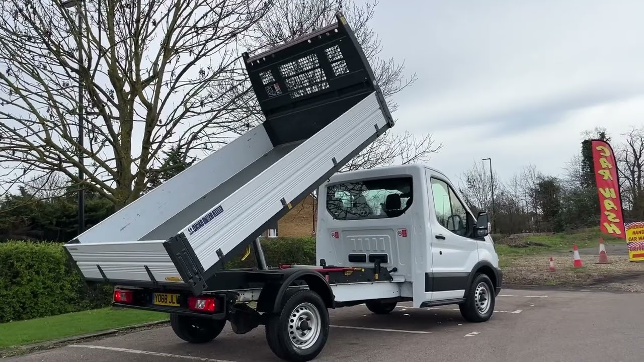 Ford Transit Tipper YO68 JLV rhcarsales.co.uk 0203 0074780 or 07493 809778