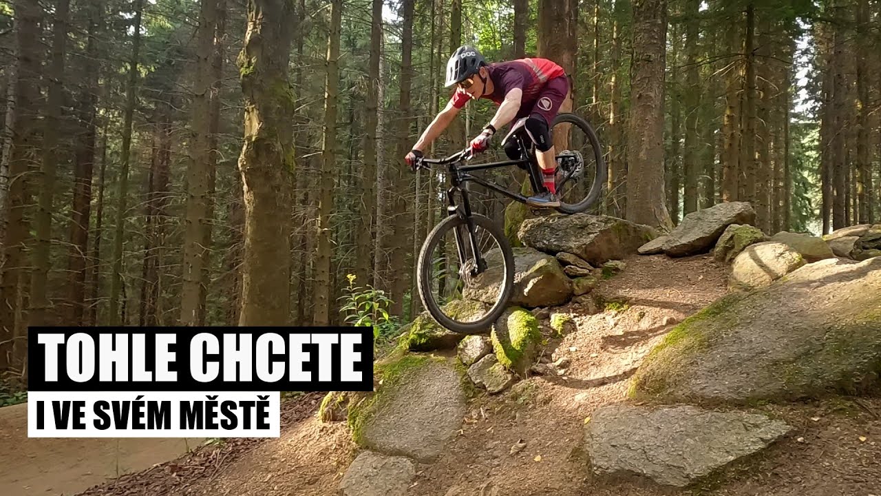 Takhle vypadá ideální hřiště pro začínající bikery. Tanvald může být vzorem