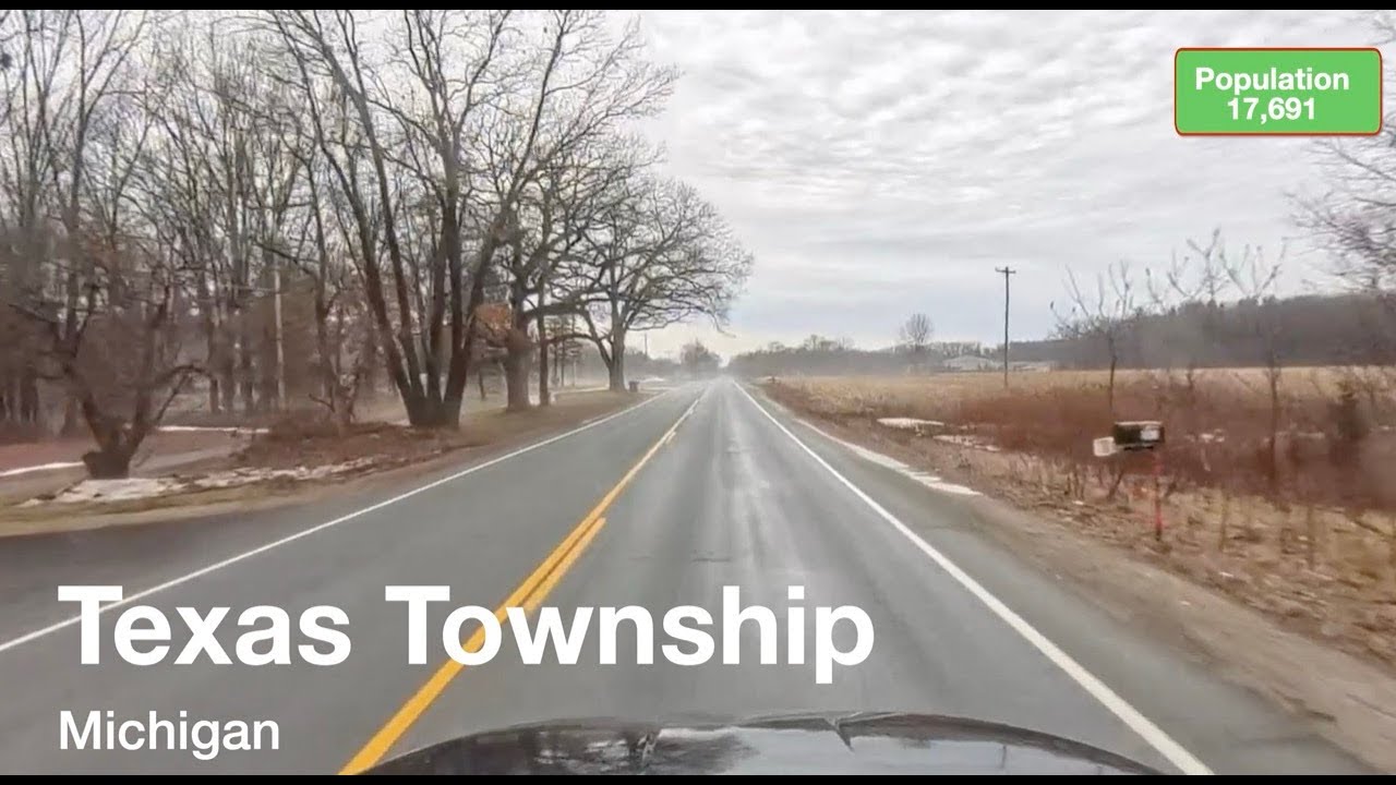 Driving through Texas Township, Michigan