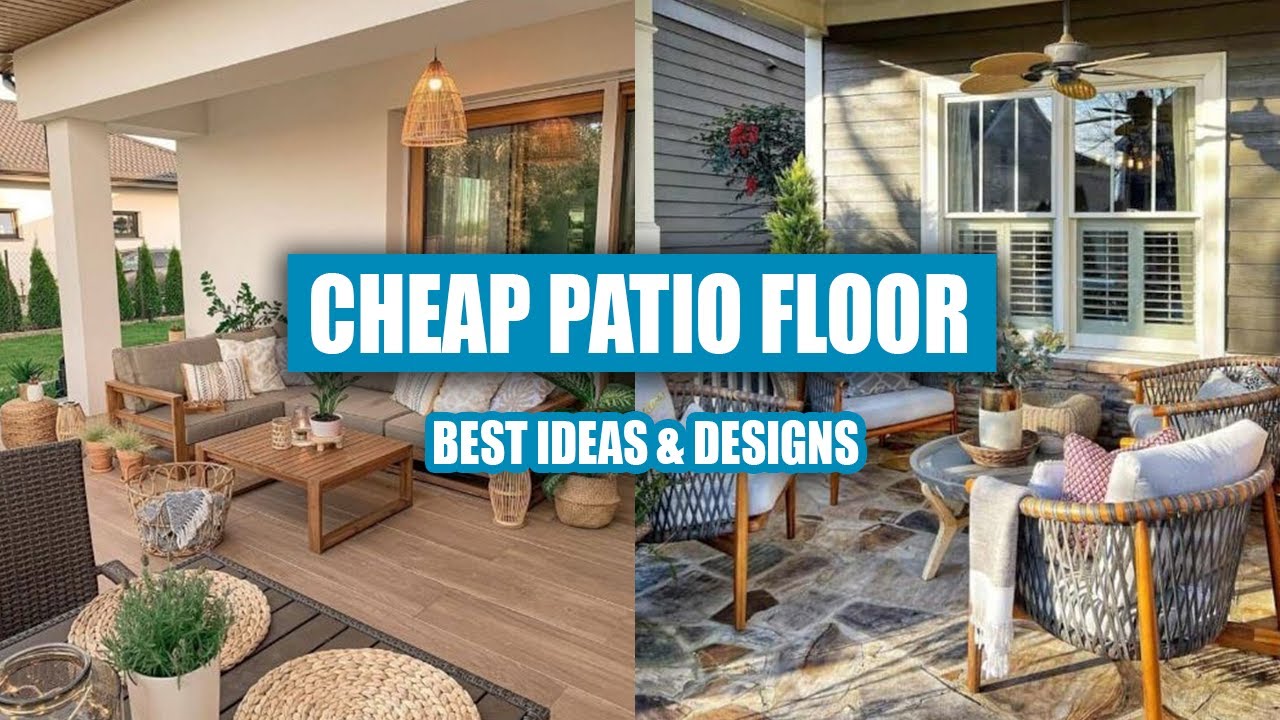 Patio Floor Ideas You Can Actually AFFORD