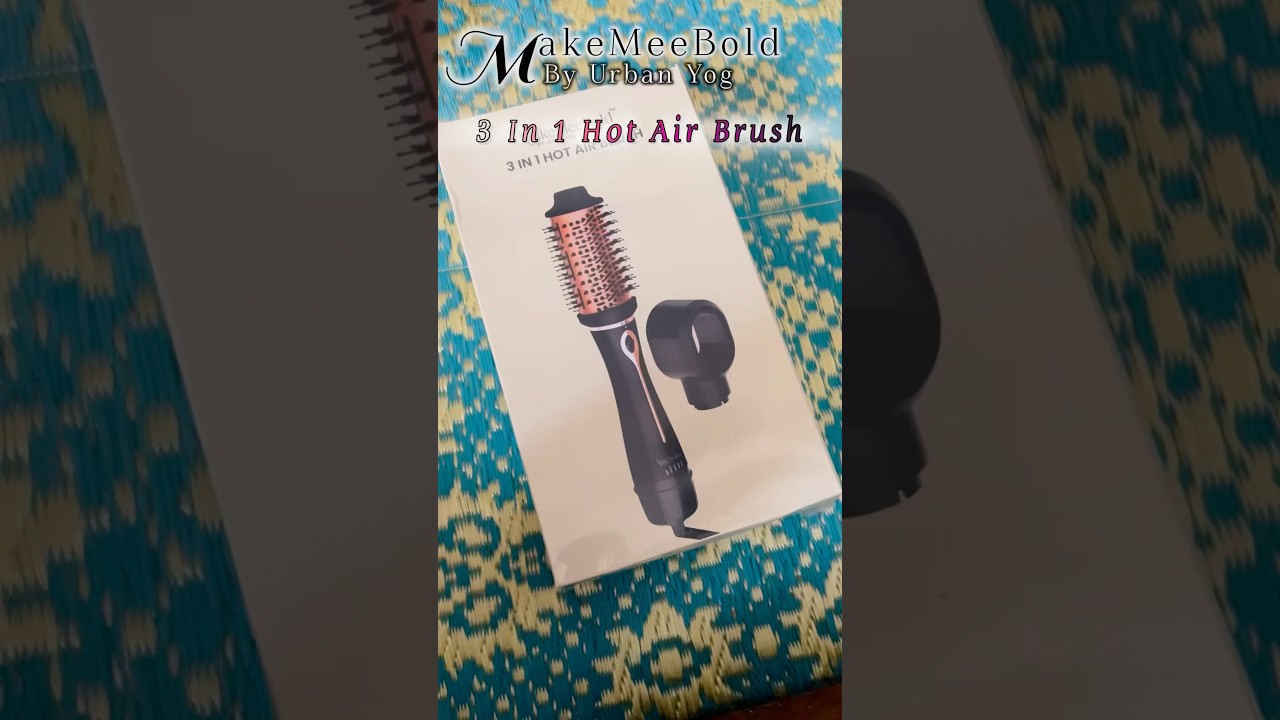 3 in 1 Hot Air Brush #meesho #ootd #sarees #fashion #mulmul #maharashtrianstyle #bombaydyeing