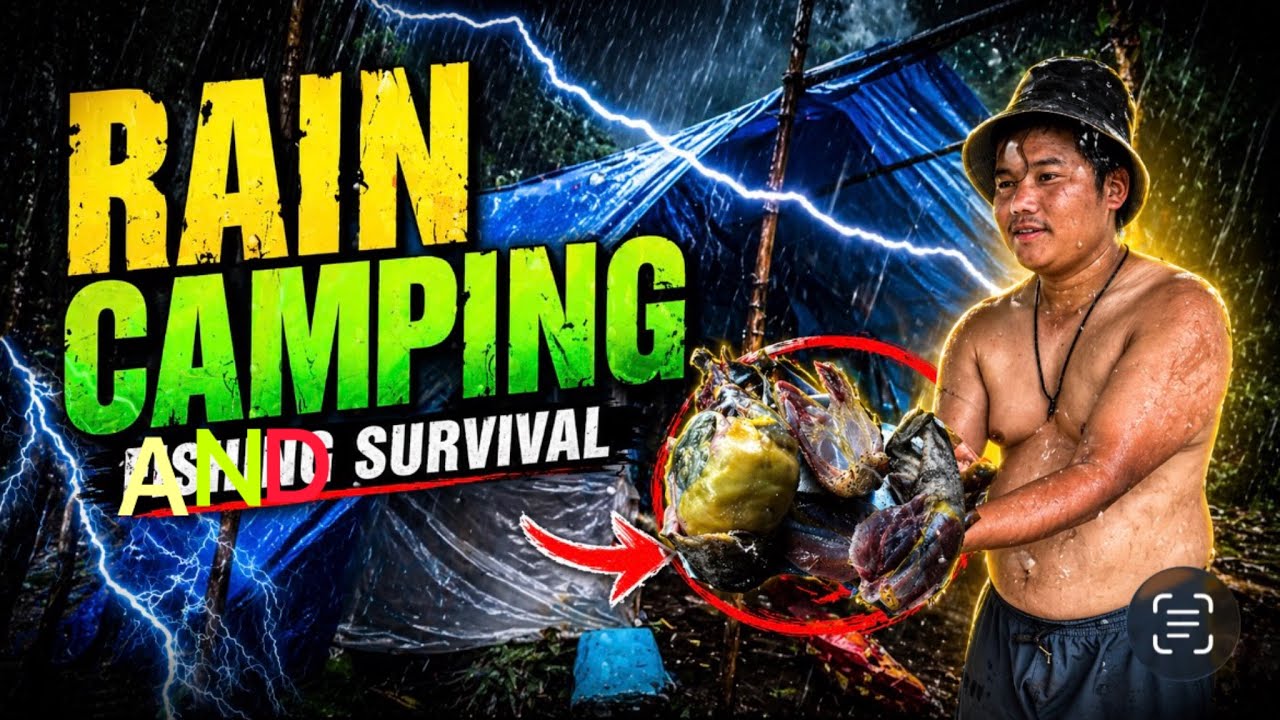 HEAVY RAIN Camping Survival 🌧️Arunachal Pradesh @bakyuvlogs @TRIPTHEWILD @icelanddiaries ​
