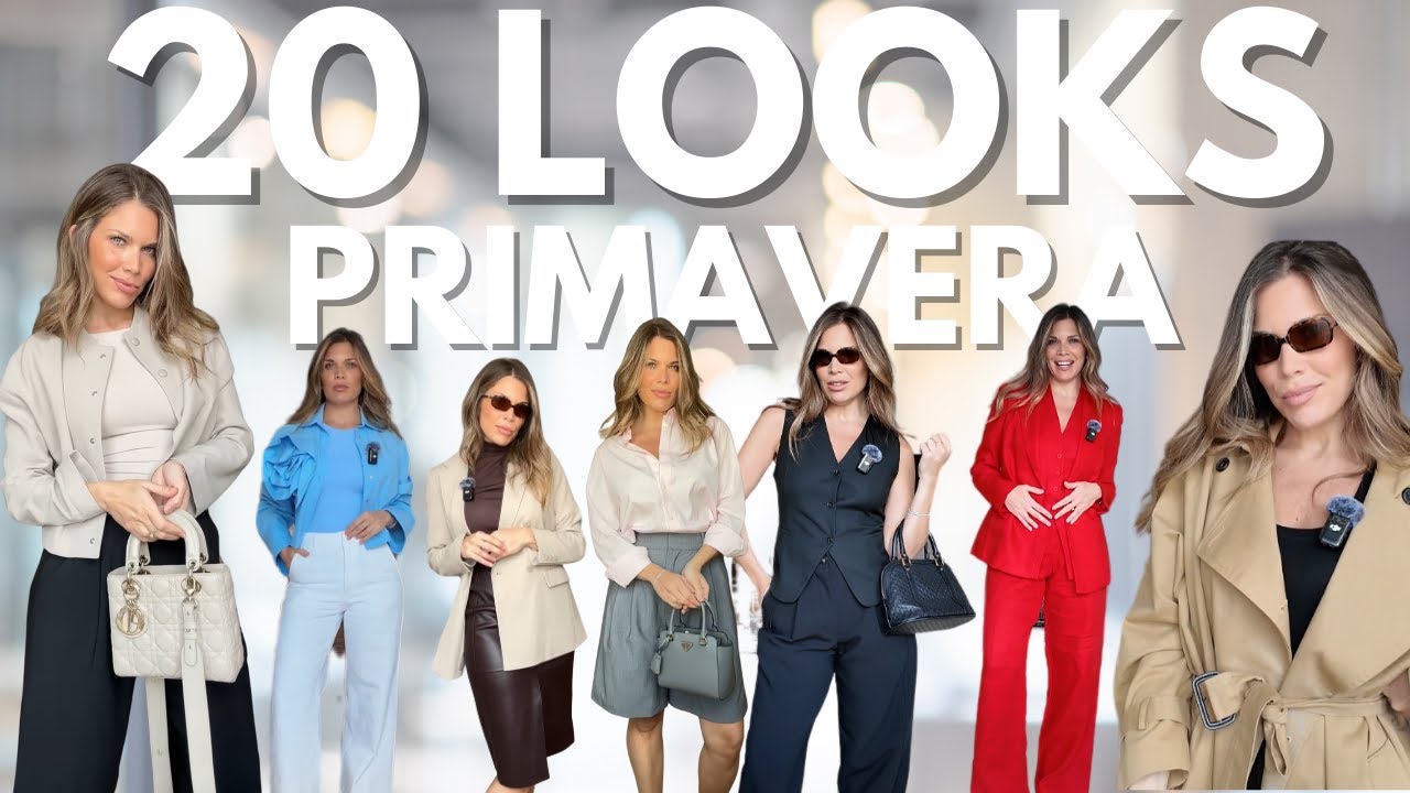 20 LOOKS DE PRIMAVERA : con prendas básicas y fáciles para recrear