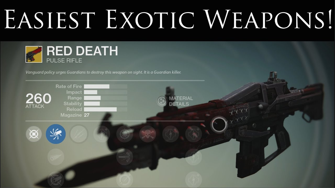 Destiny - Easiest way to find Exotic Weapons and Armour