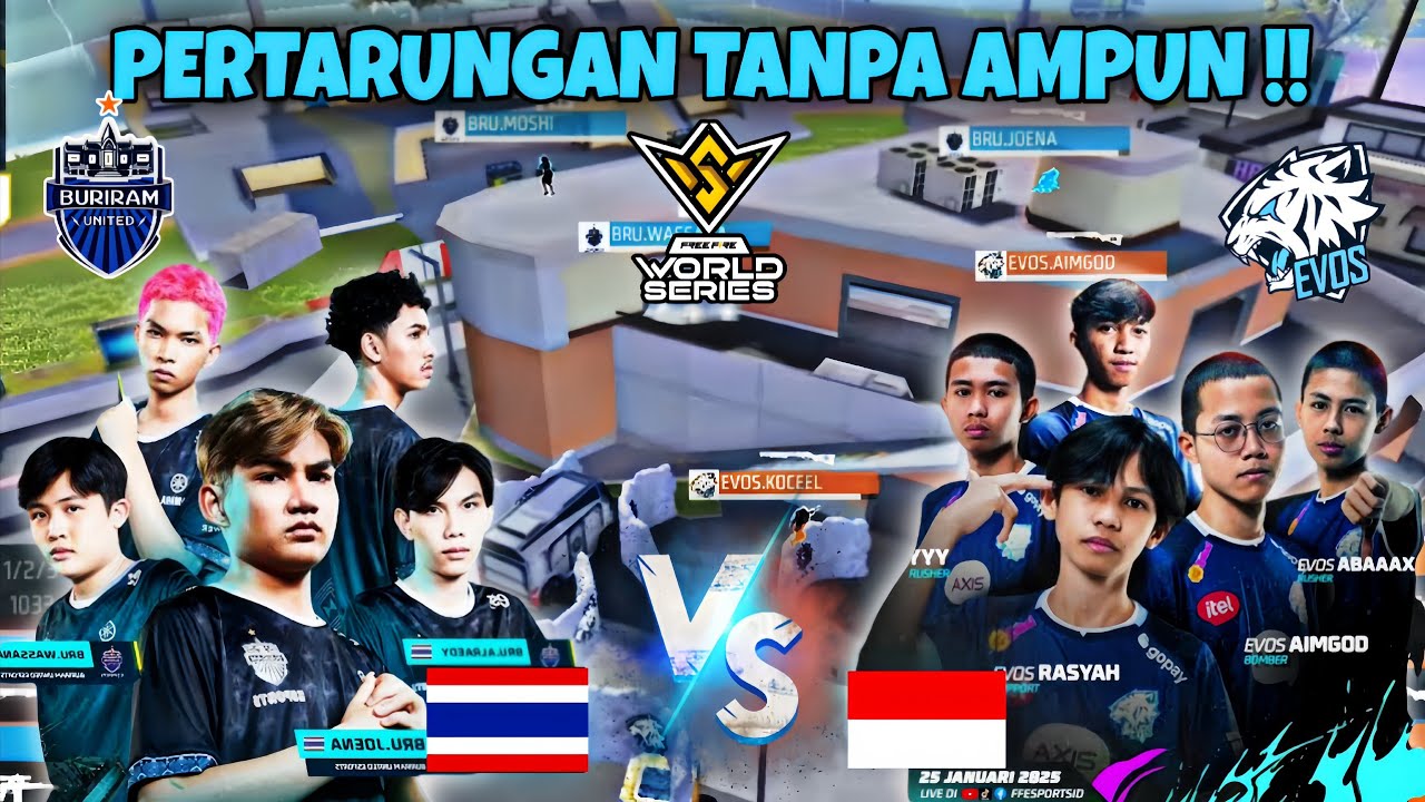 EVOS DIVINE VS BURIRAM GRAND FINAL CS MODE  FFWS SEA 2025