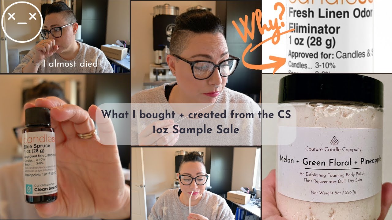 What I bought + created from Candle Science's 1oz Sample Sale | The scent NOBODY is talking about!