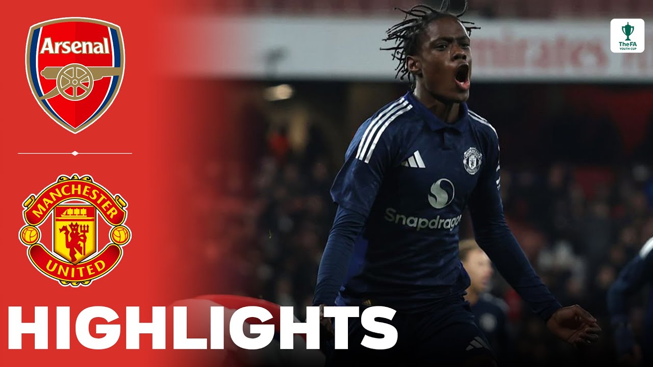 Manchester United vs Arsenal | What a Game | Highlights | U18 FA Youth Cup 28-02-2025